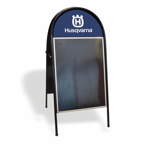 HQ Sidewalk Sign 70x100 cm with Husqvarna logo”